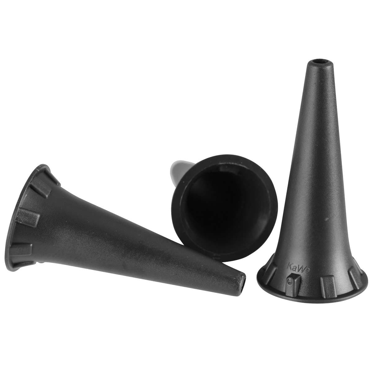 Mabis Disposable Ear Specula for Piccolight, 2.5mm, Black - Package of 100 - Image 1