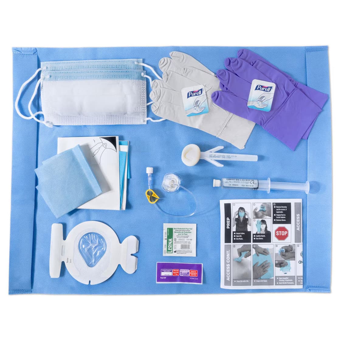 PowerLoc MAX Power-Injectable Infusion Kit with Y-Injection Site