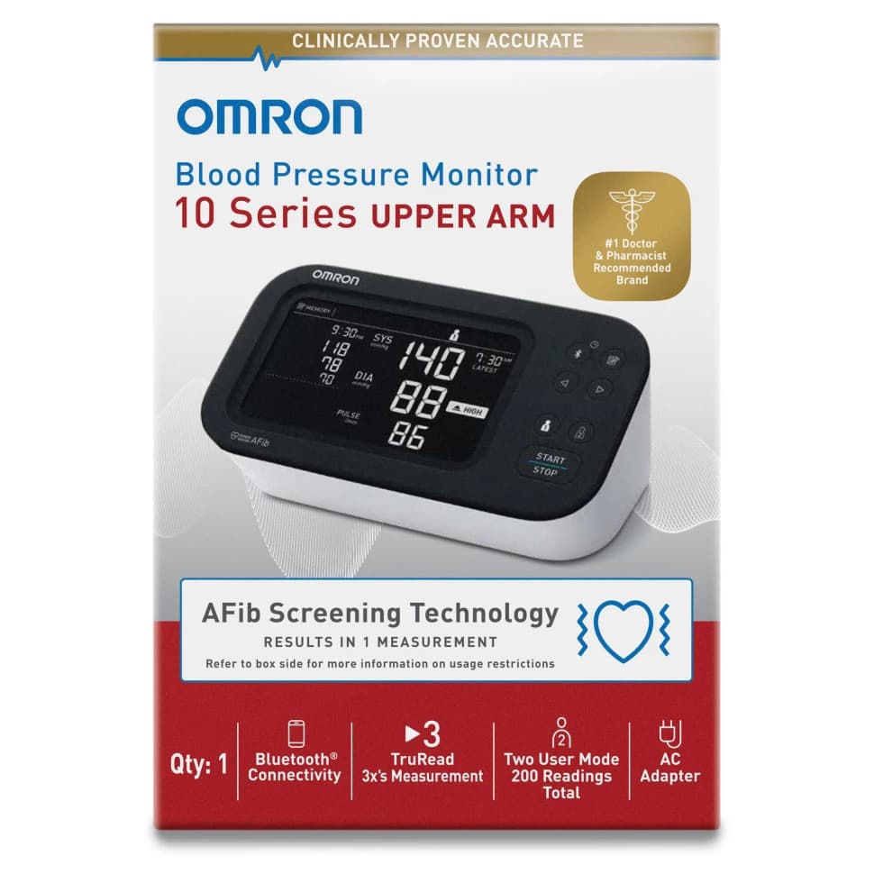 Omron 10 Series Digital Blood Pressure Monitor - Image 3