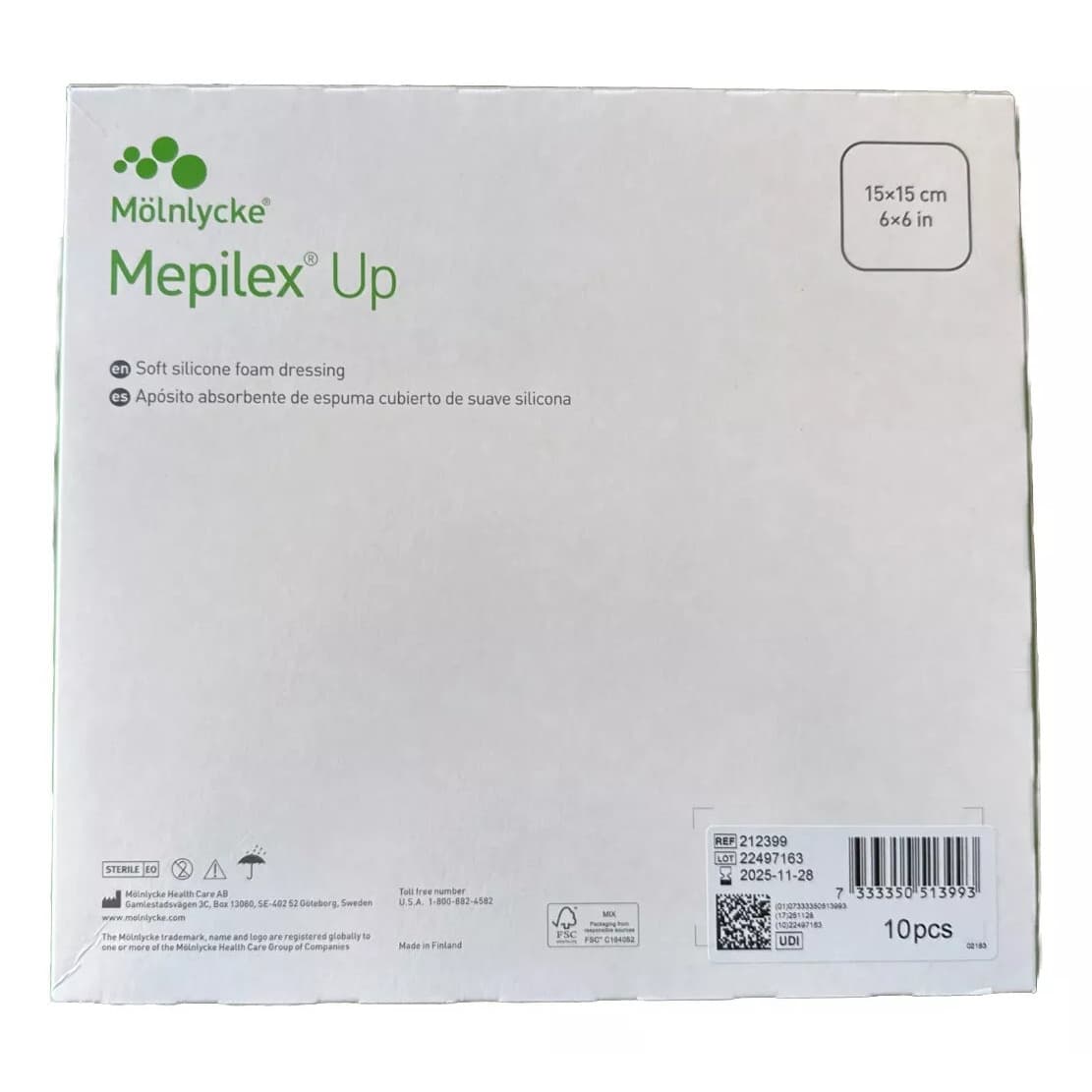 Mepilex UP Non-Bordered Foam Dressing - Image 3