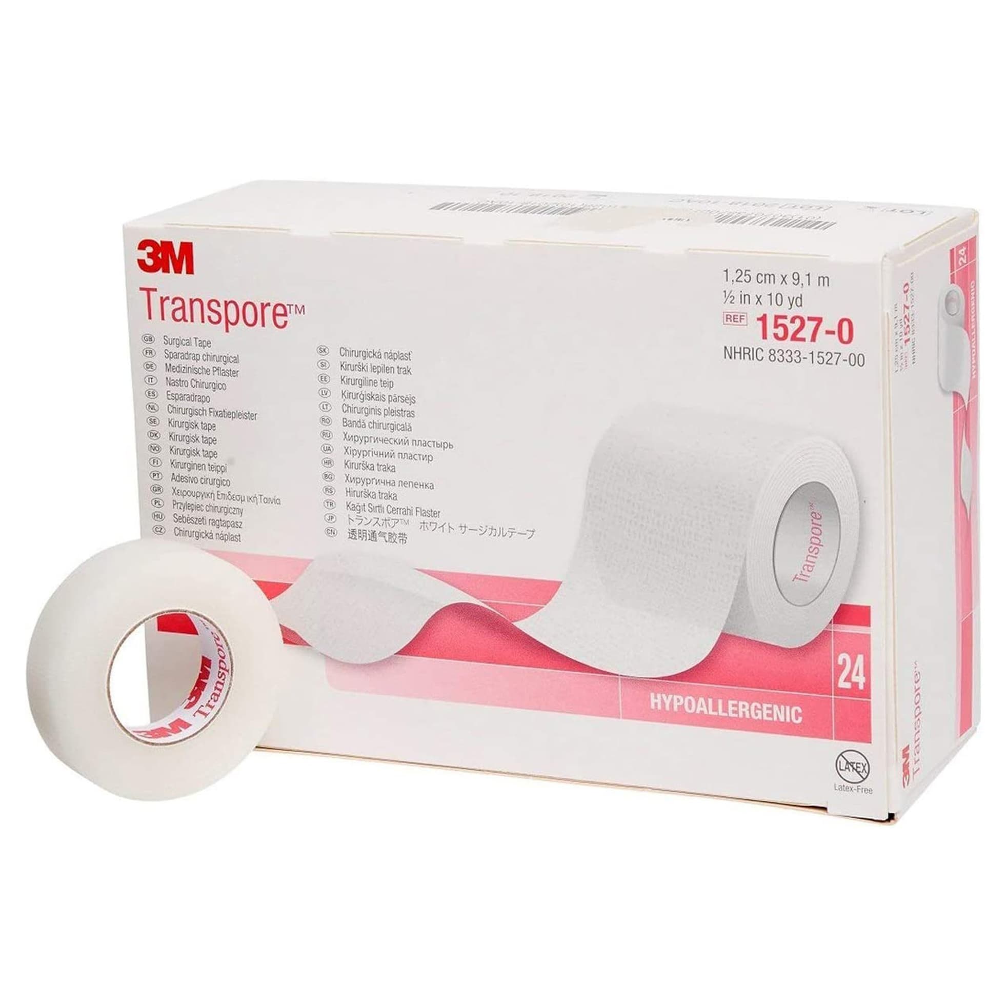 3M Transpore Waterproof Surgical Plastic Tape - Image 1