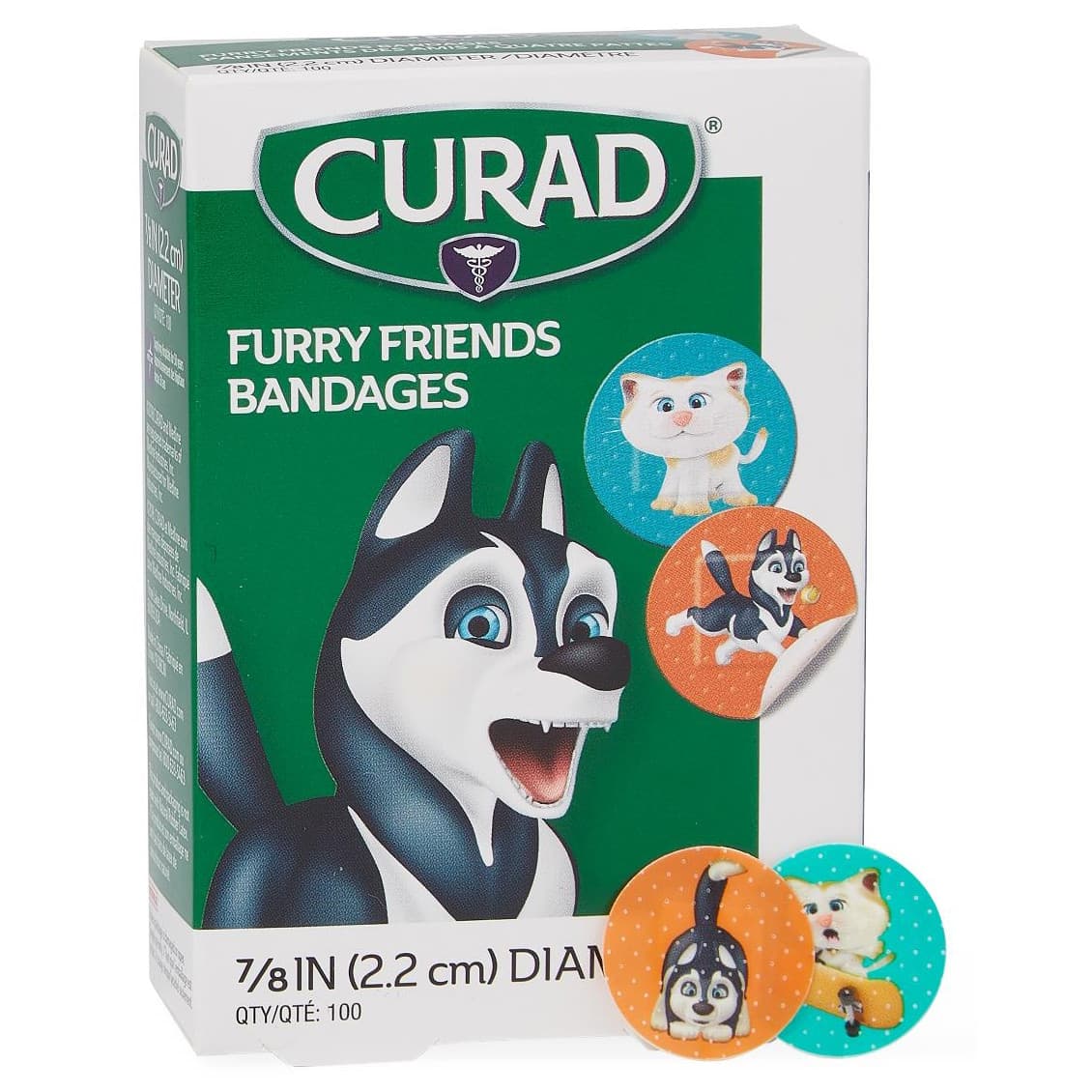 Curad Furry Friends Adhesive Bandages - Image 1