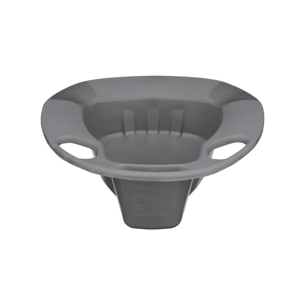 McKesson Stackable Bedpan Graphite 15 L Inch Single Patient Use - Image 1