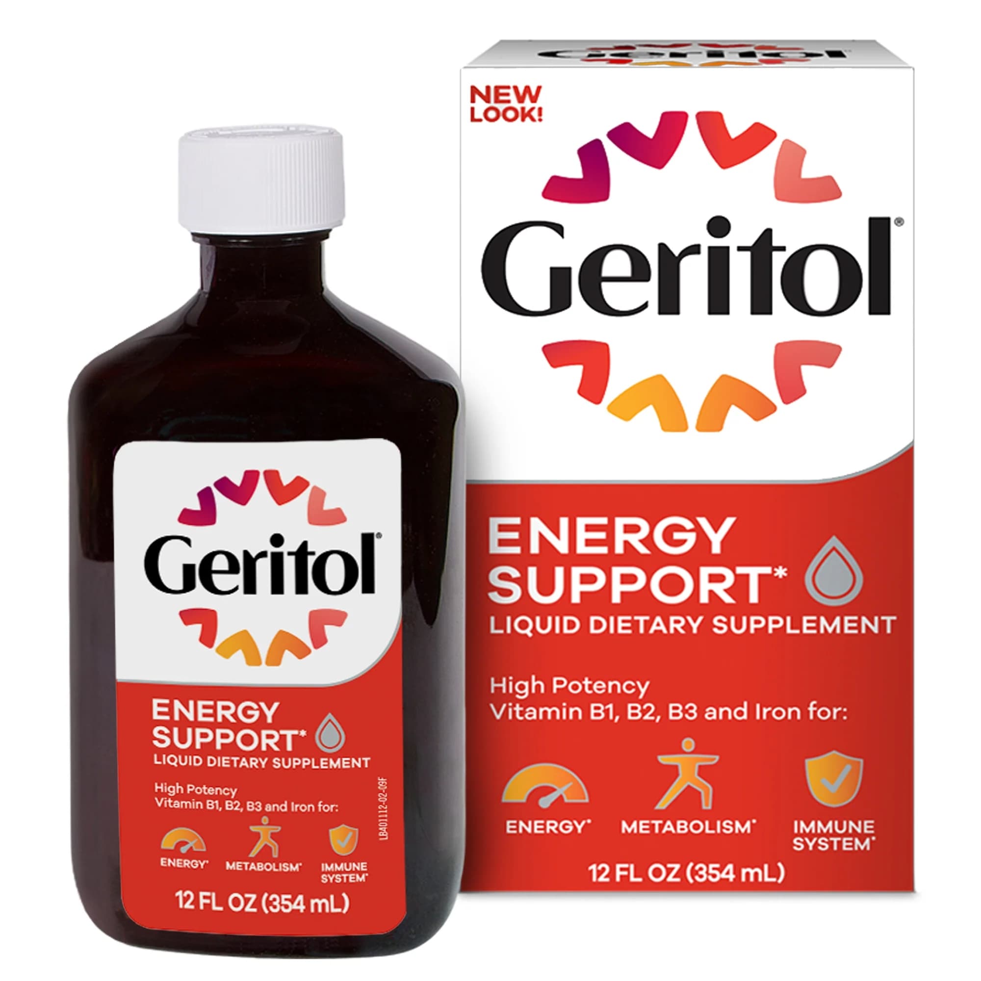 Geritol High Potency B-Vitamins and Iron Liquid Dietary Supplement - Image 1