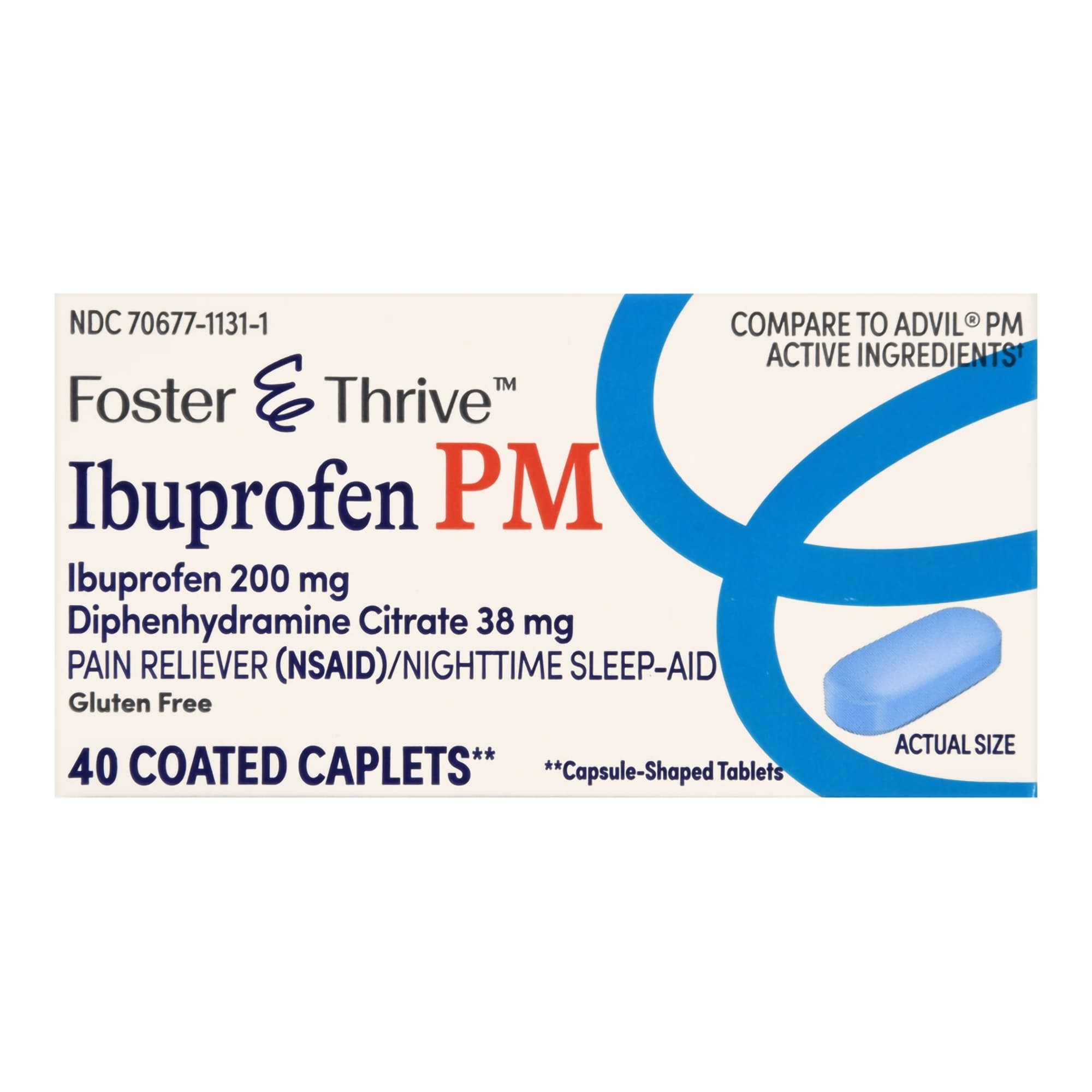 Foster & Drive Ibuprofen PM Pain Relief Capsule - Image 1