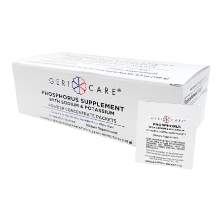 Geri-Care Phosphorus Dietary Supplement Oral Powder, Strawberry Flavor