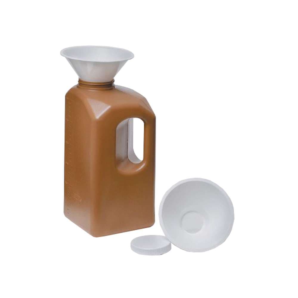 Medline Graduated 24 Hour Urine Specimen Collection Container, 3,000 mL - Case of 20 - Image 1