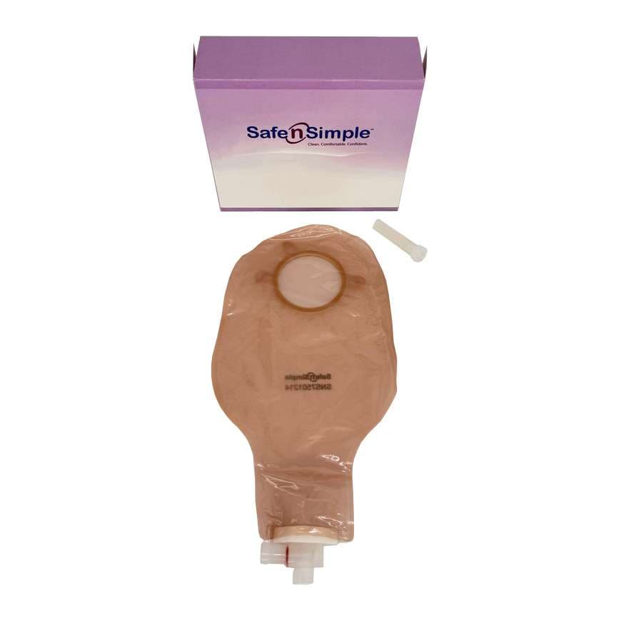 Safe N Simple Opaque Two-Piece System Urostomy Pouch - Image 1