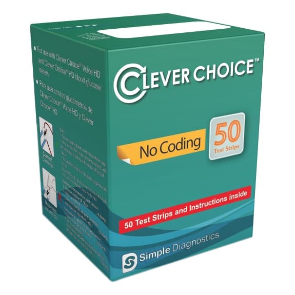 Clever Choice Blood Glucose Test Strips