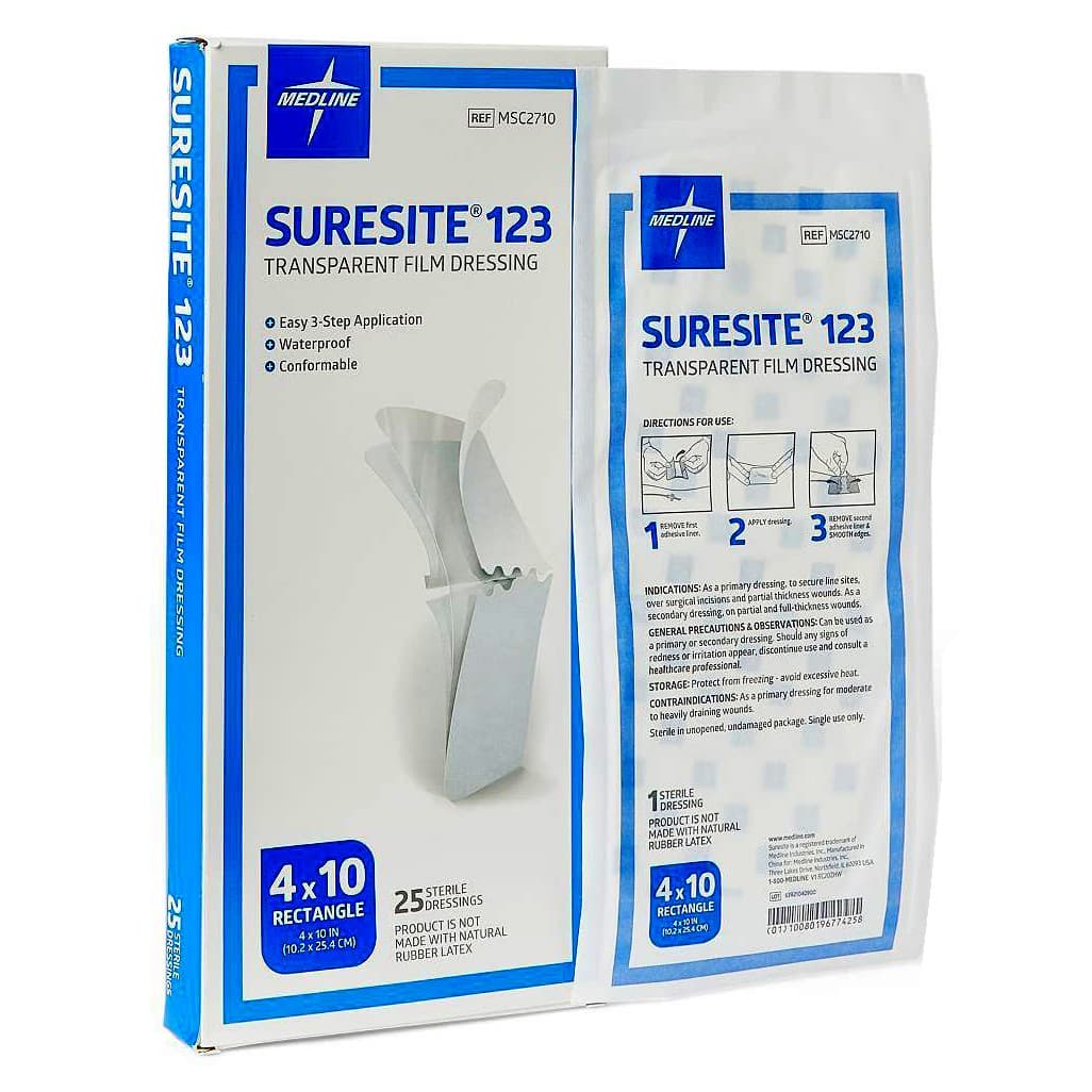 Suresite 123 Transparent Film Dressing, Sterile - Image 3