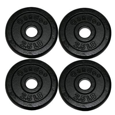 CanDo Iron Disc Weight Plates set