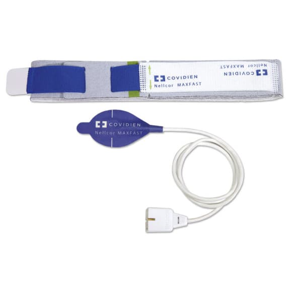 Nellcor OxiMax Maxfast Forehead Sensor and Headband, Pediatric-Adult - Case of 12 - Image 1