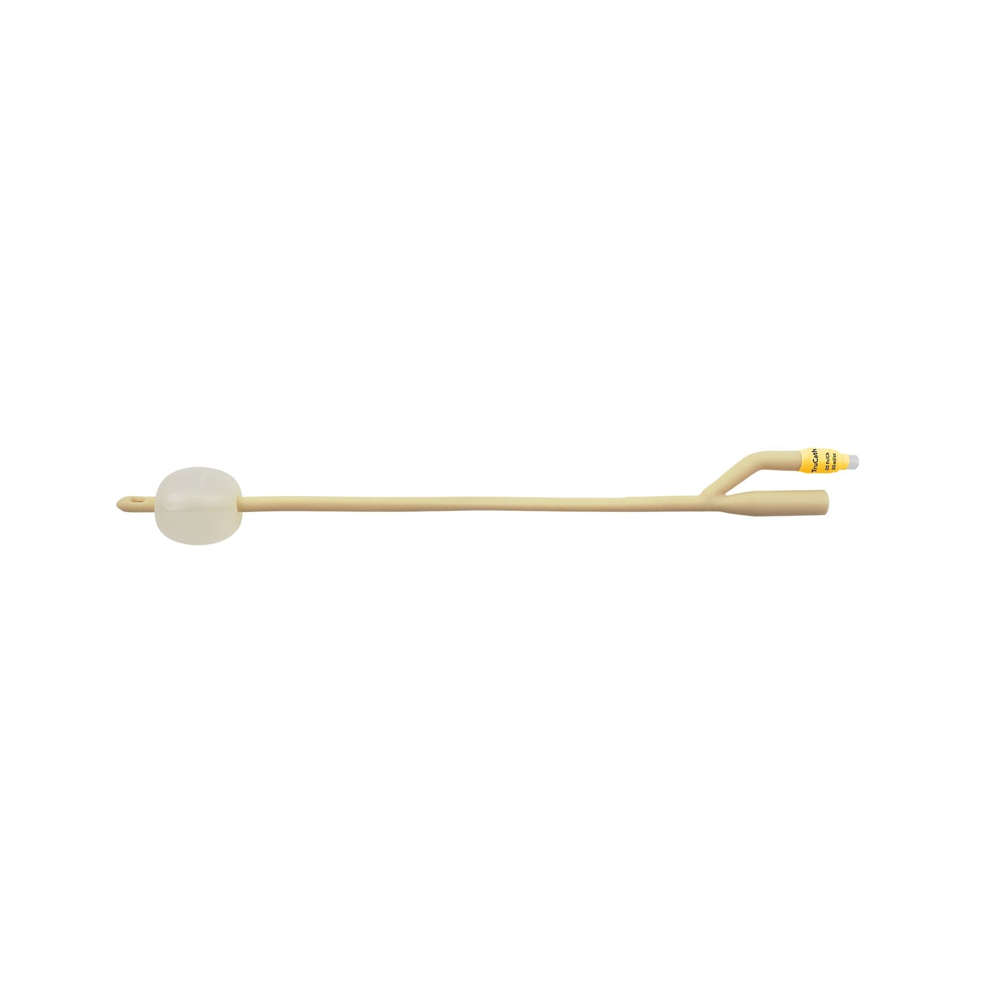 TruCath Silicone-Elastomer Coated Latex 2-Way Foley Catheter, Standard Tip - Image 5