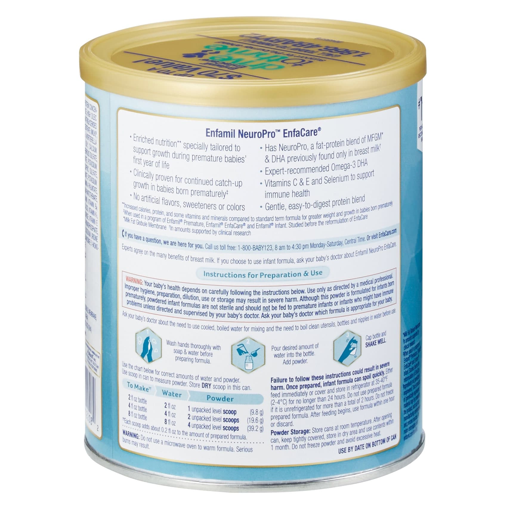 Enfamil NeuroPro EnfaCare Milk-Based Infant Formula, Powder - Image 2
