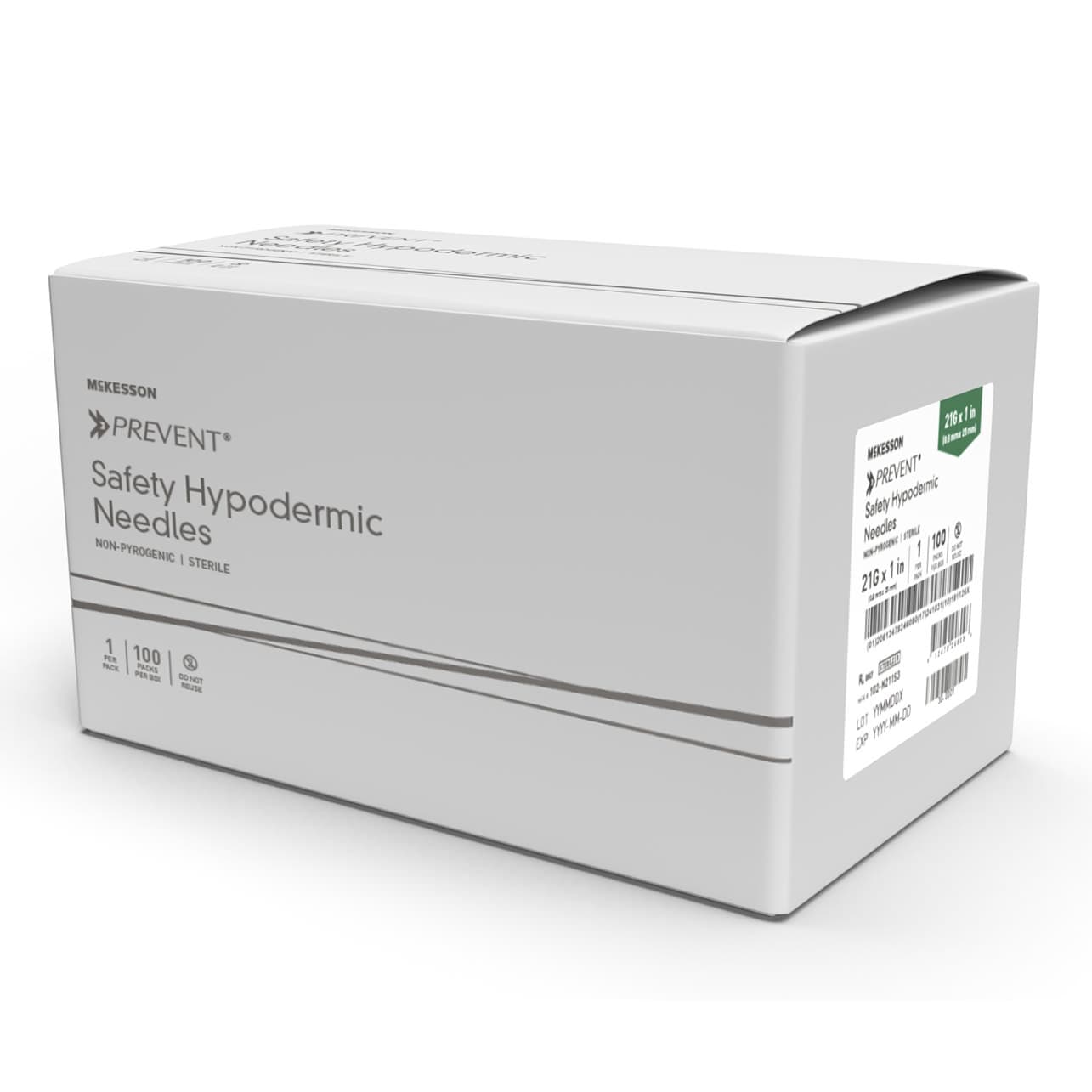 McKesson Prevent Hypodermic Safety Needle