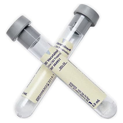 BD Vacutainer Plus C&S Preservative Urinalysis Tube with Boric Acid, Sodium Formate, Sodium Borate Additive