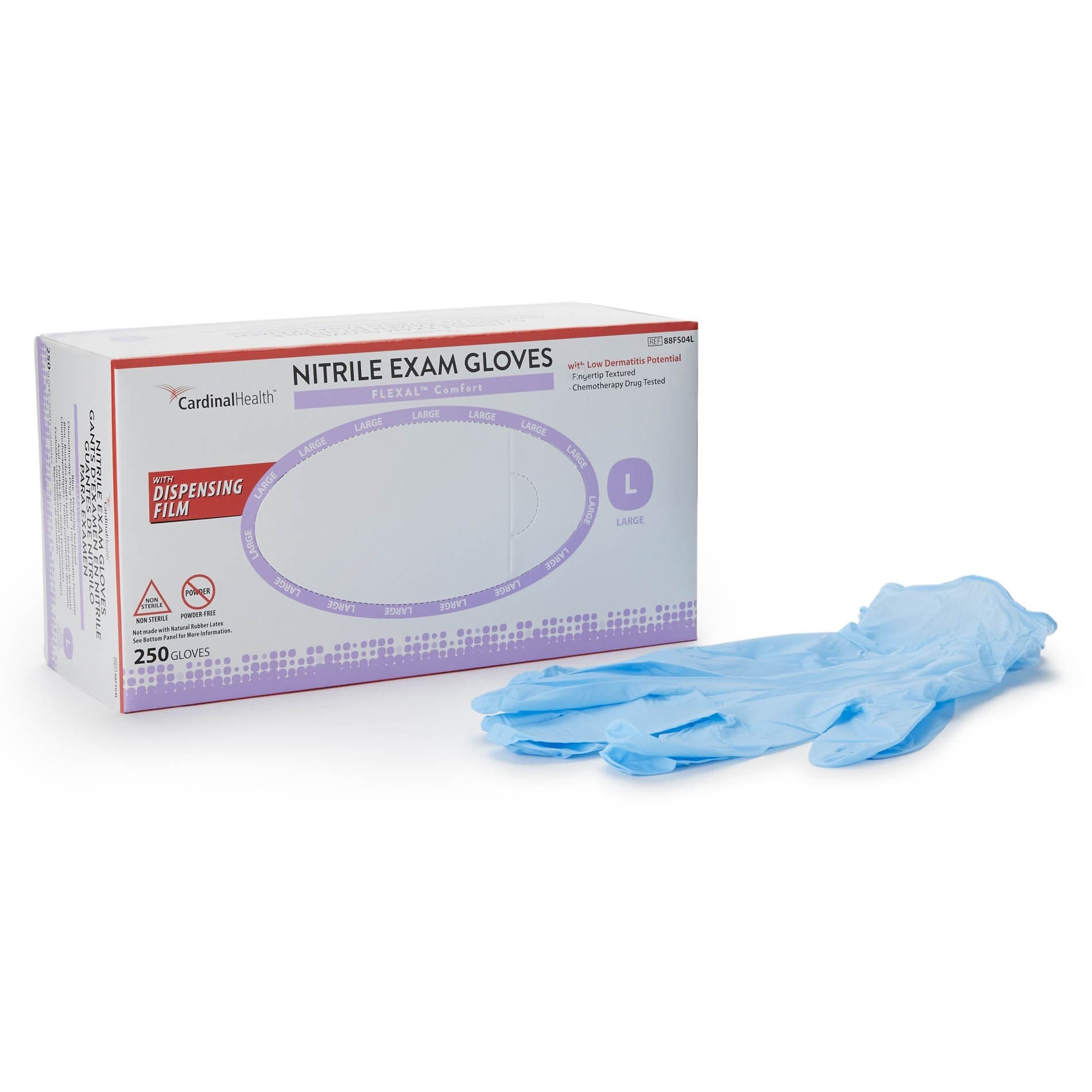 Cardinal FLEXAL Comfort Nitrile Exam Gloves - Image 2
