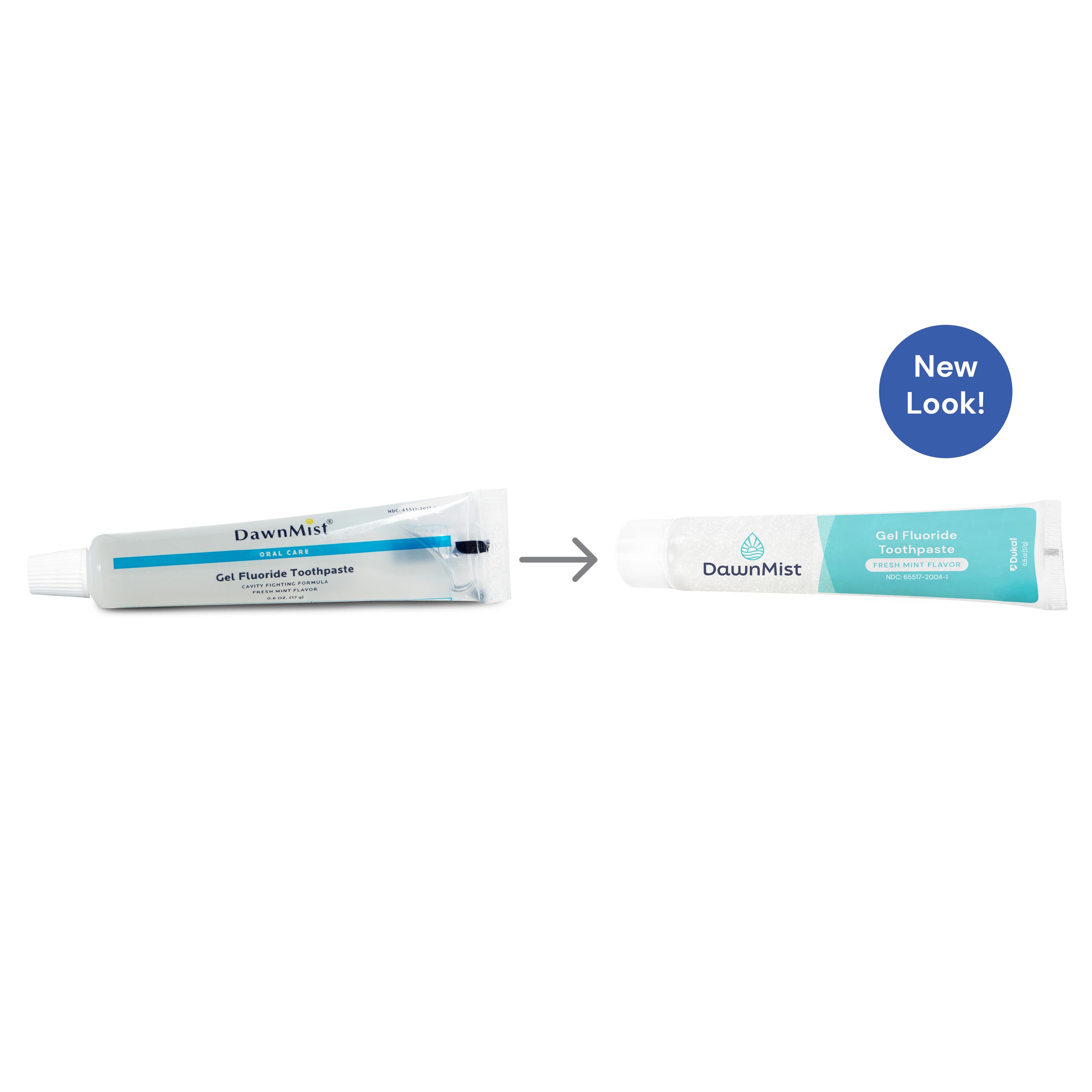 DawnMist Toothpaste Tube, Mint Flavor - Image 2