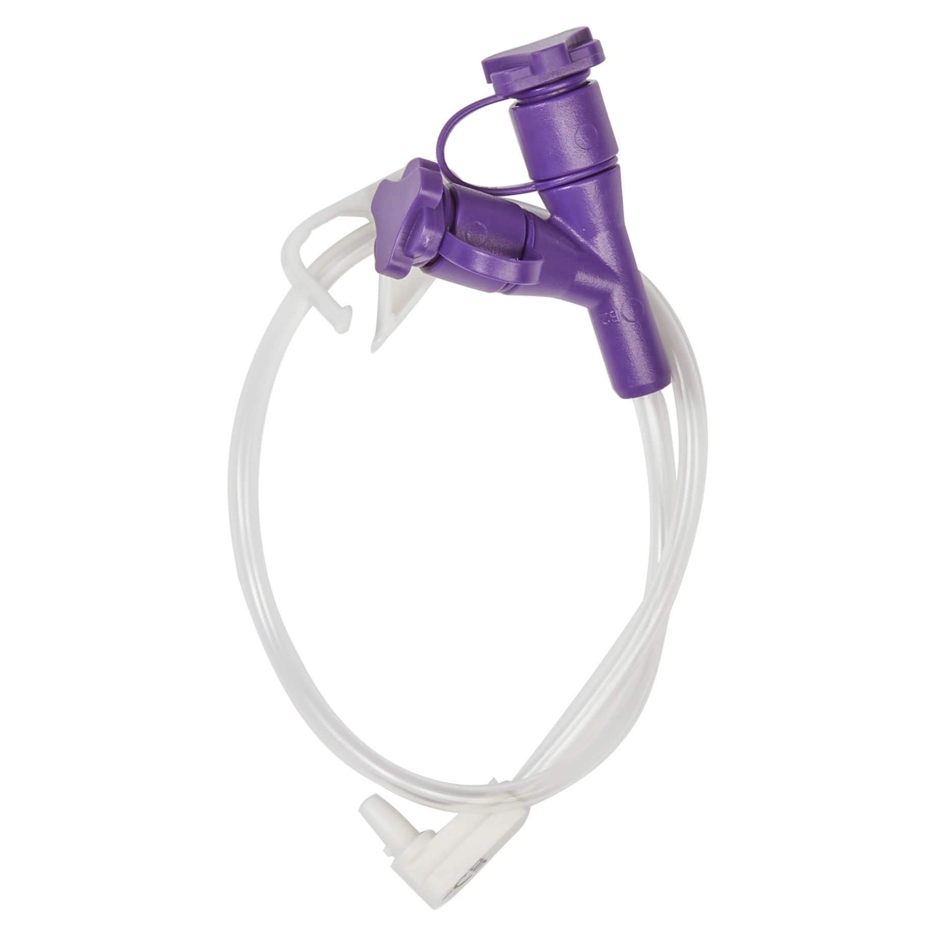 McKesson Enfit Y-Port Extension Set with Right Angle Connector, Non-Sterile - Image 2