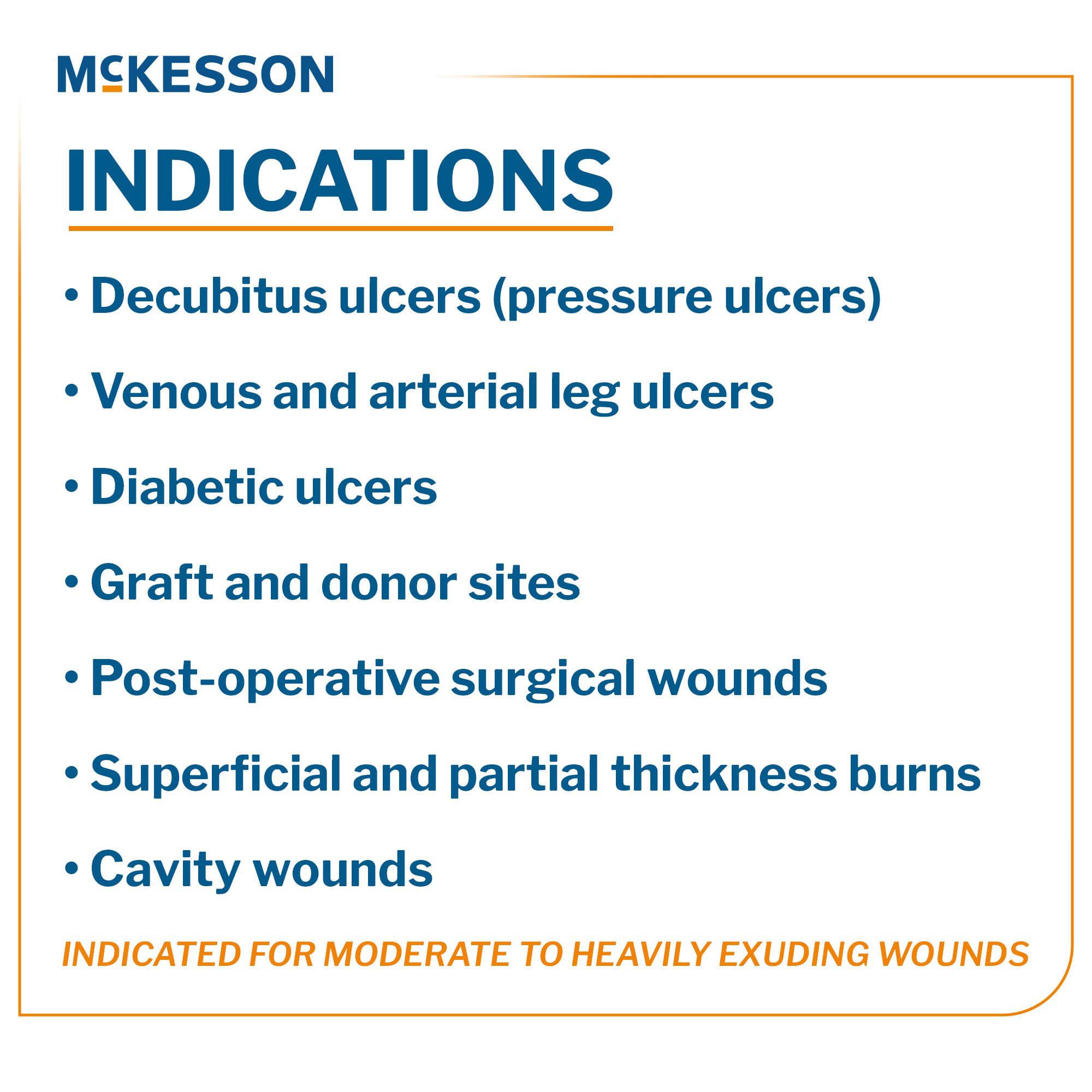 McKesson Absorbent Gelling Fiber Dressing - Image 3