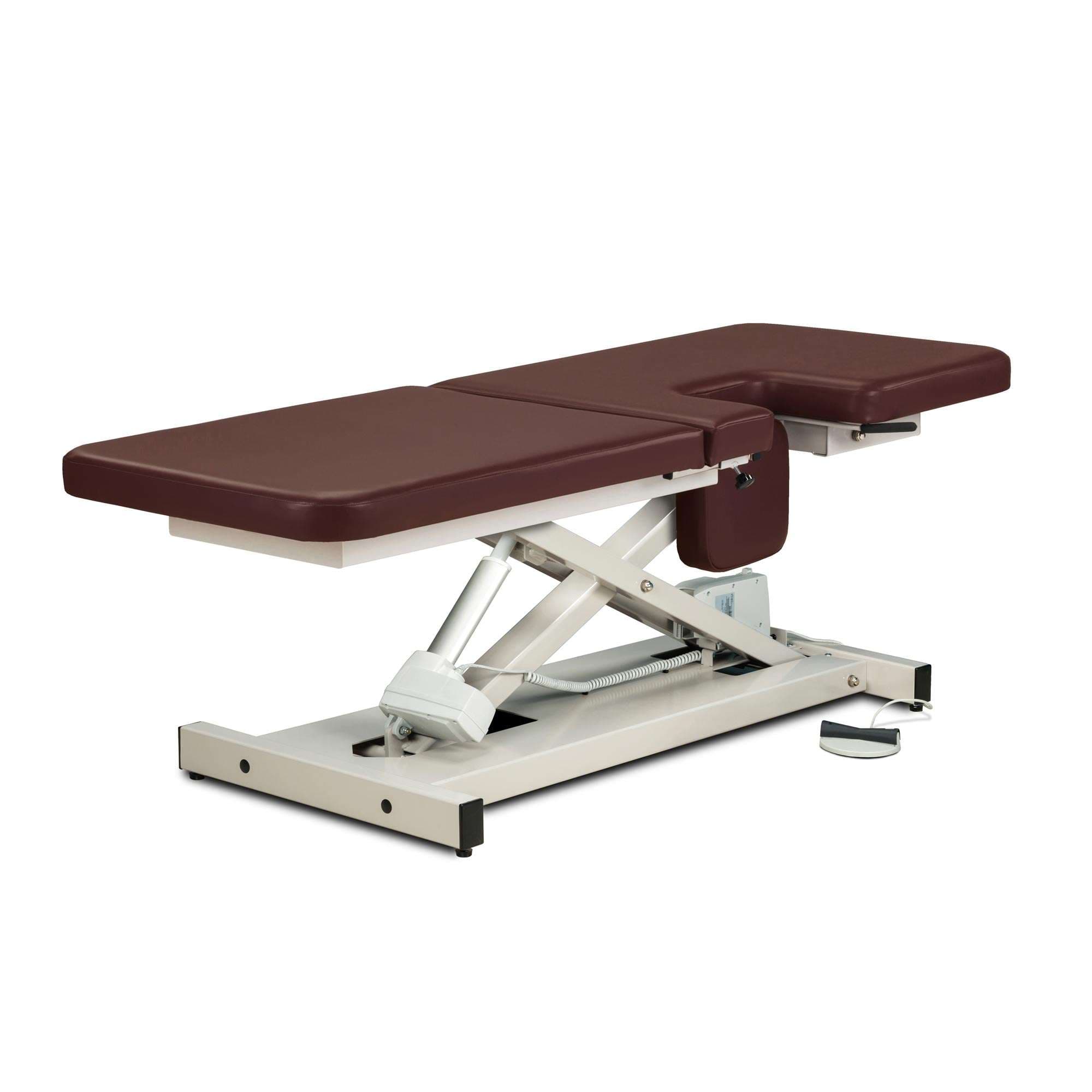 Clinton open base, power imaging table with window drop and adjustable backrest - Image 2