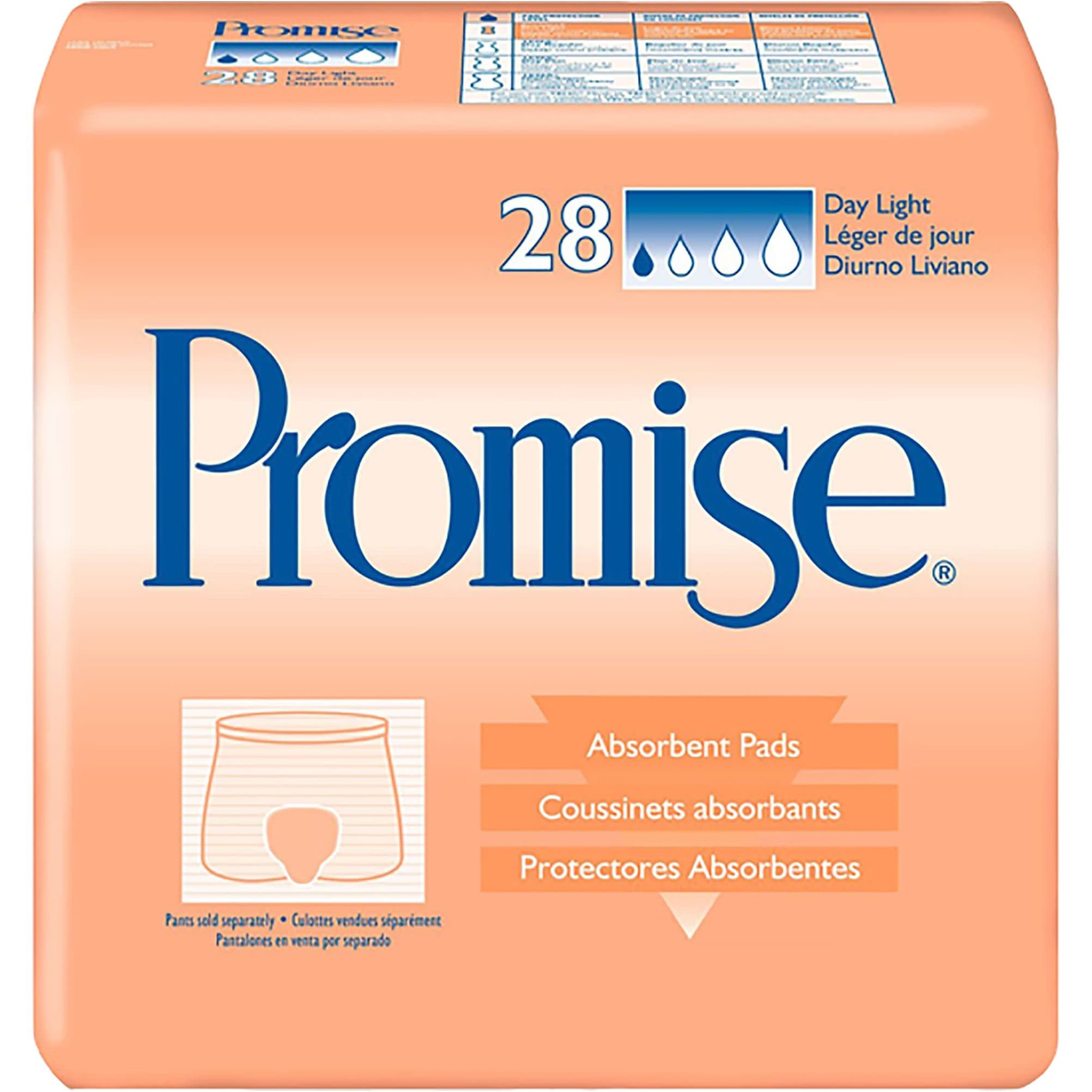 TENA Promise Day Light Heavy incontinence pads