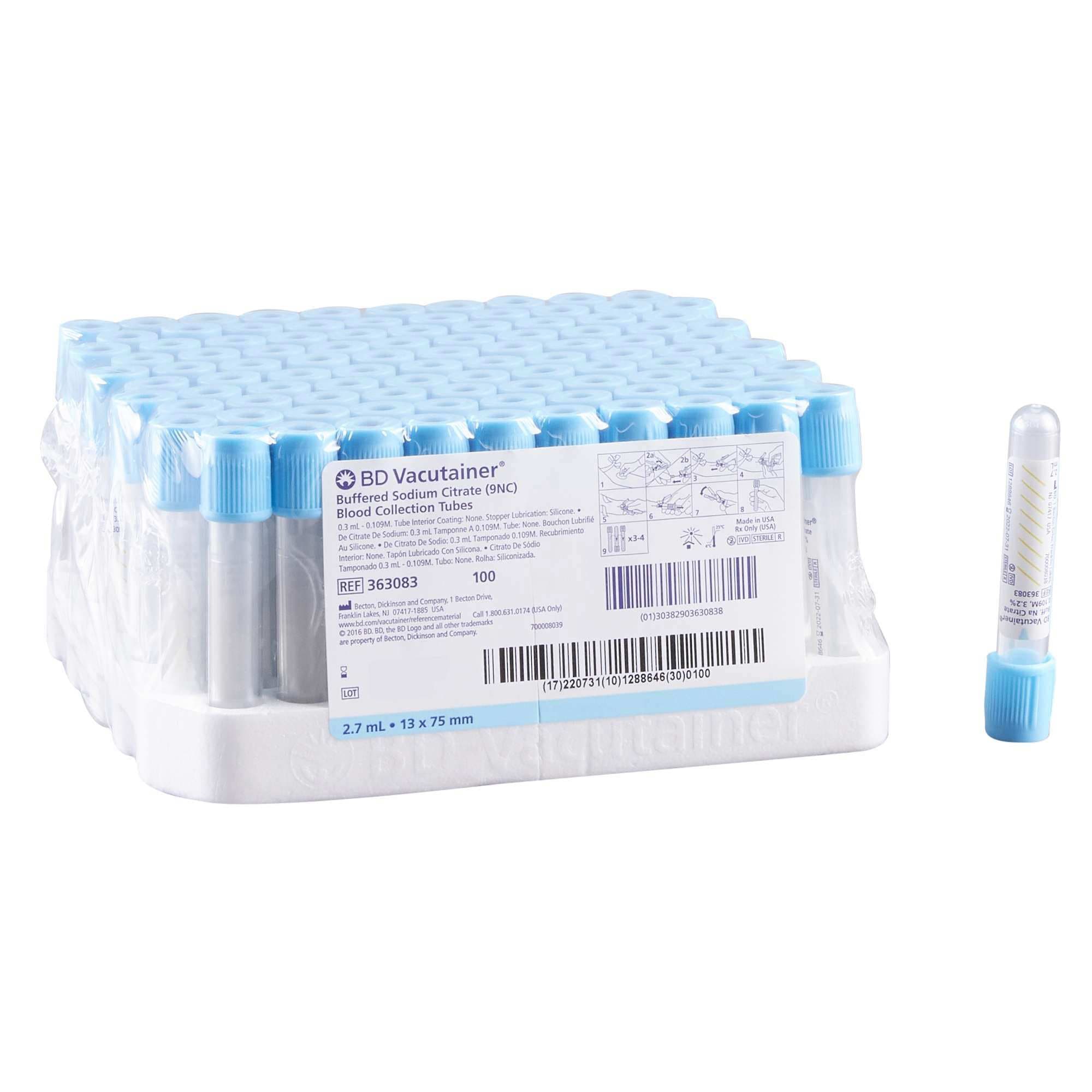 BD Vacutainer Plus Sodium Citrate Blood Collection Tube - Image 1