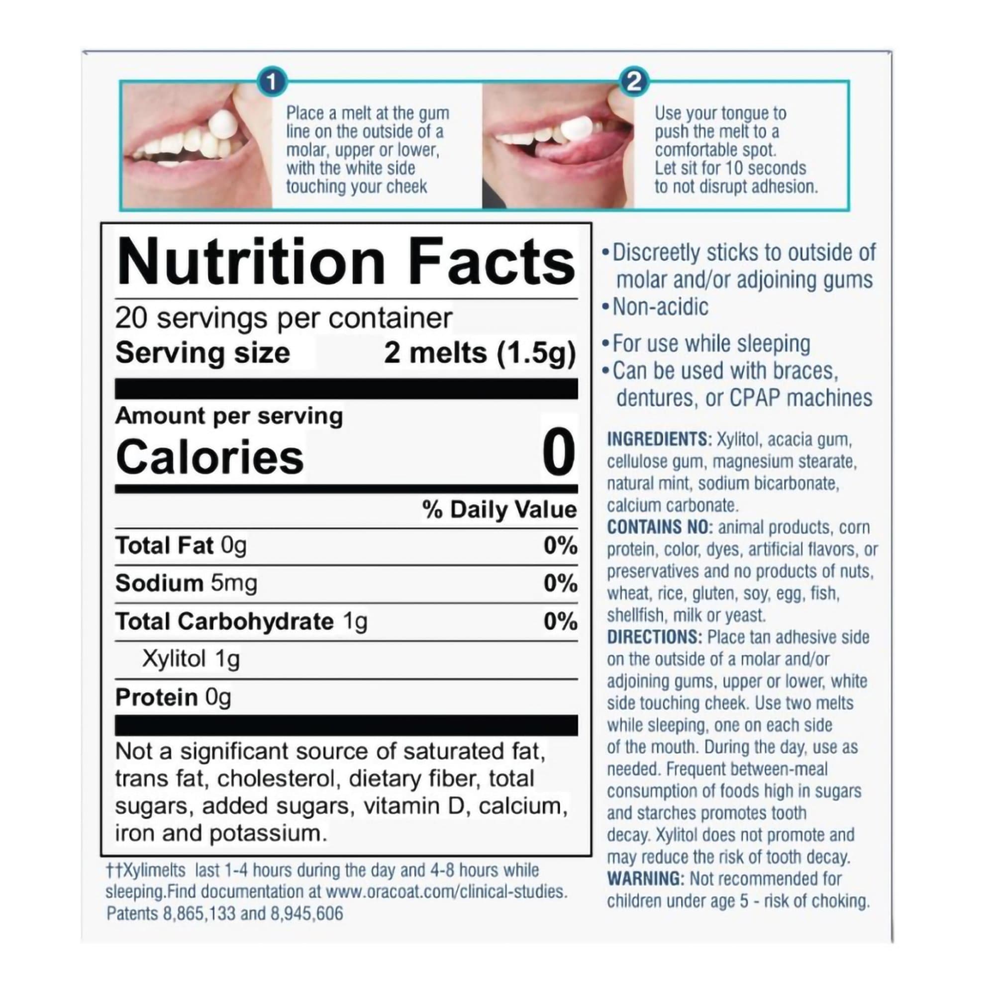 OraCoat XyliMelts Dry Mouth for Dry Mouth - Carton of 40 - Image 5