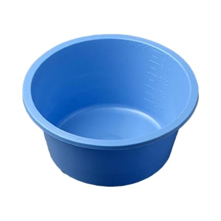 Sklar Round Graduated Utility Basin, Blue - Case of 20