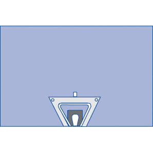 Medline Sterile Shoulder Split Surgical Drape with Pouch - Case of 8 - Image 1