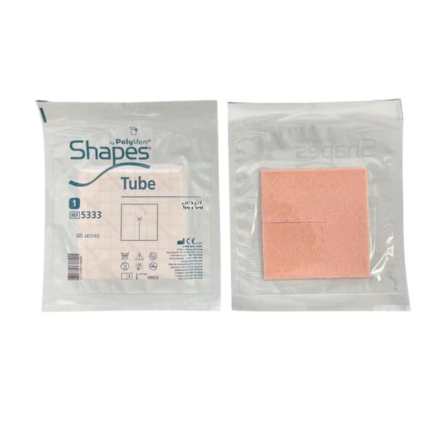 Polymem Shapes Tube Foam Dressing, 2.75 x 2.75 Inch - Each - Image 1