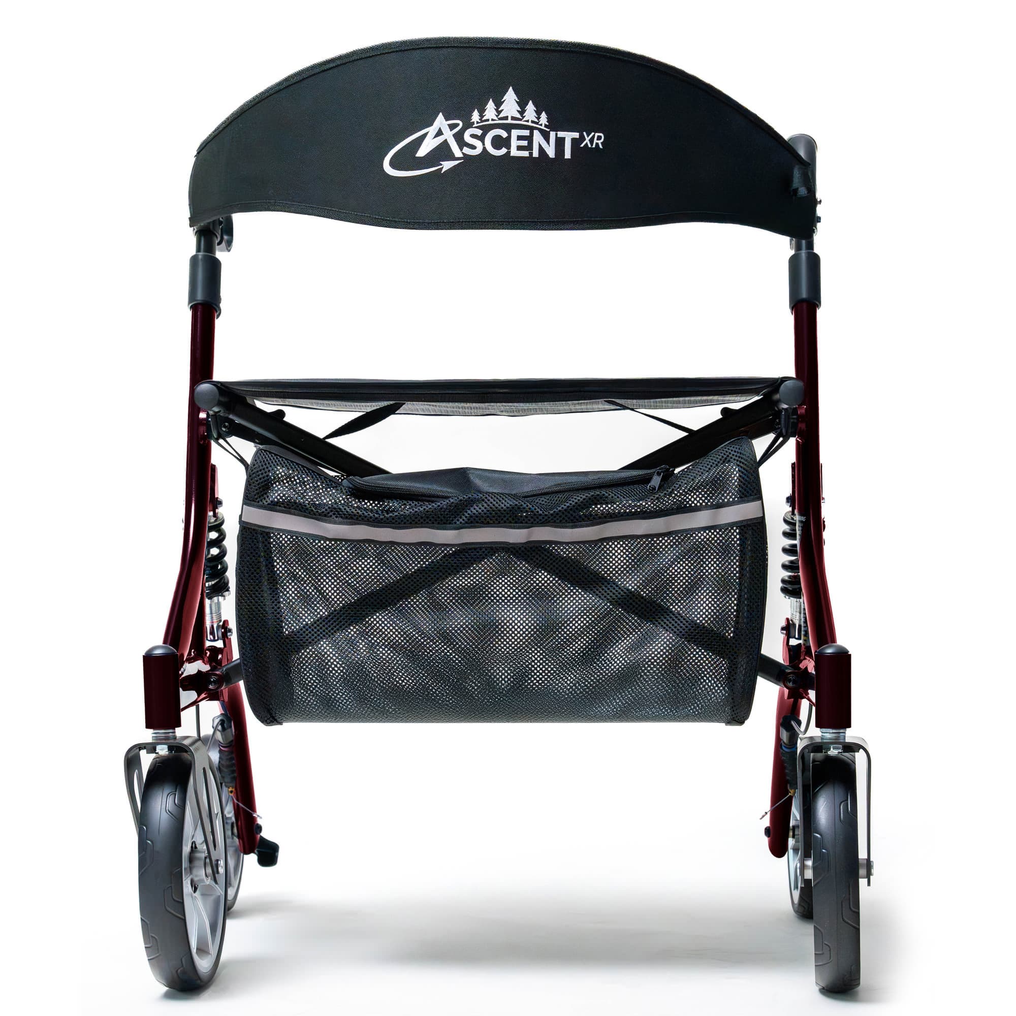 ProBasics Ascent XR Euro-Style Rollator, BrandyWine - Image 2