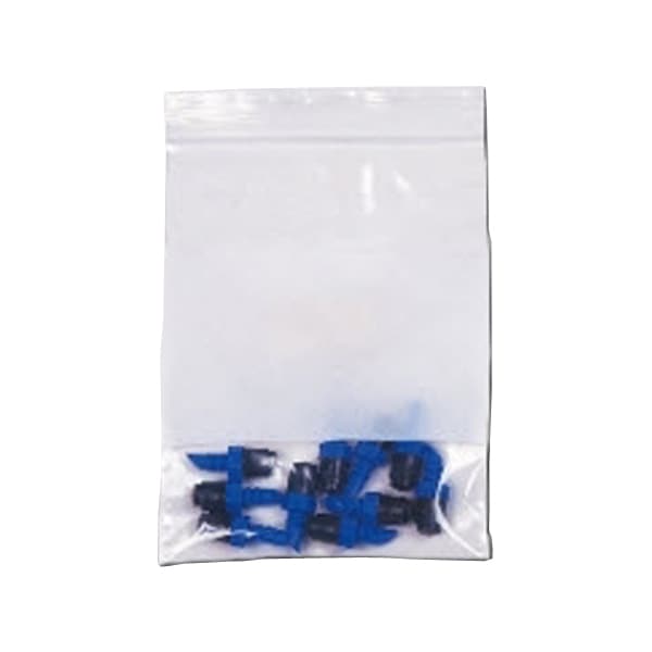 Elkay Plastics Reclosable Bag Clear 2 mil, Zipper Closure, 8 x 10 Inch - Package of 100 - Image 1