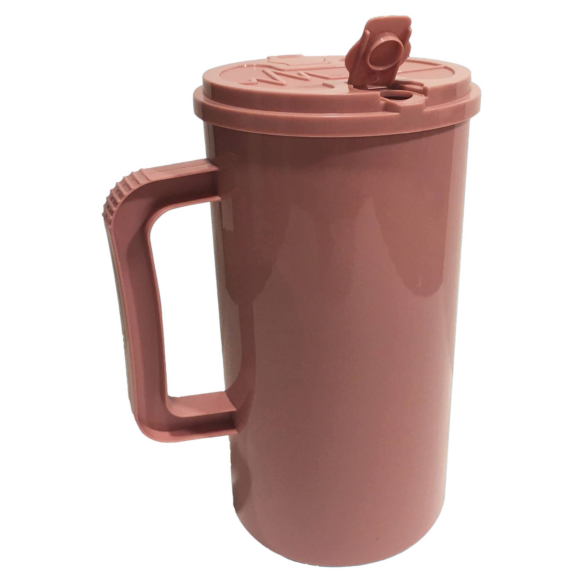Medegen Mauve Reusable Plastic Insulated Drinking Mug, 32 oz - Case of 40 - Image 1