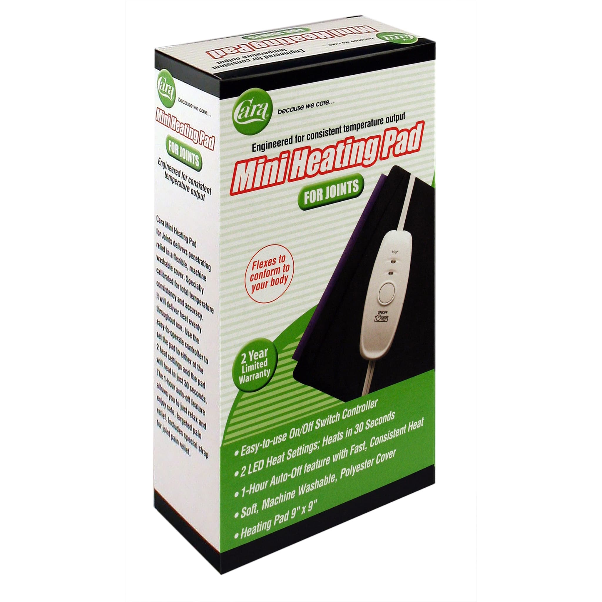 Cara Heating Pad, Mini 9 x 9 Inch - Each