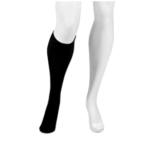 Juzo Compression Wrap Liner Knee high Full Foot, Black, 2XLarge - Pair - Image 1