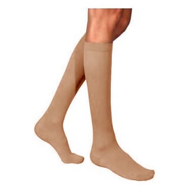 Sigvaris Essential Womens Cotton Calf High Compression Socks, 30-40 mmHg - Image 1