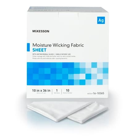 McKesson Silver Moisture Wicking Fabric Dressing Sheet - Image 1