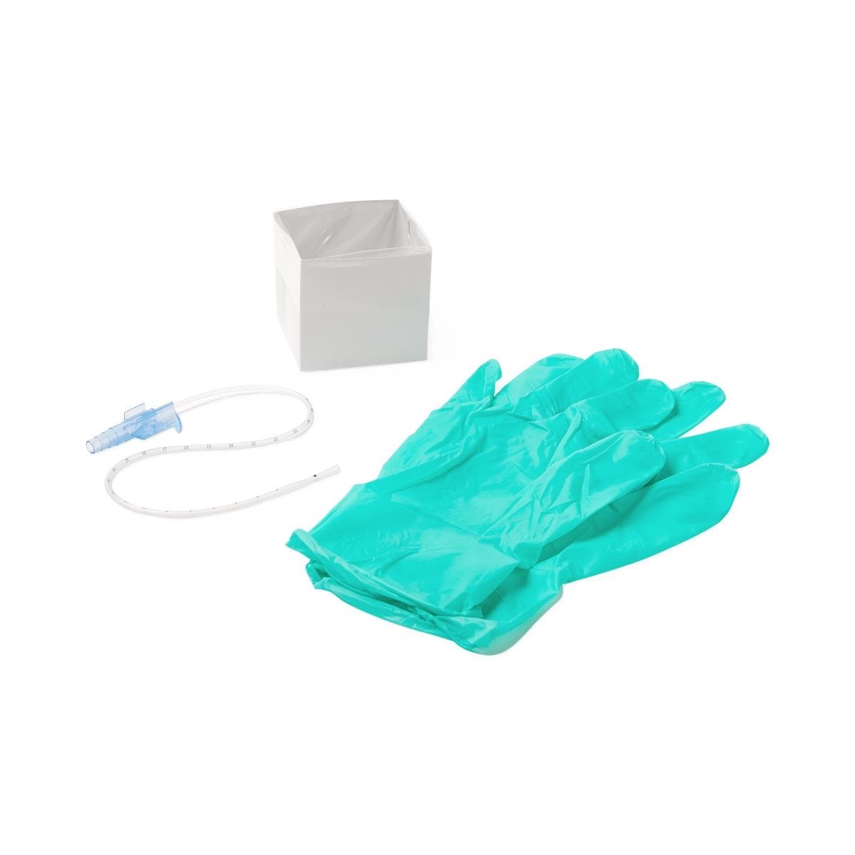 Medline Suction Catheter Kit, Two Gloves, DeLee Tip, 8 fr - Image 1