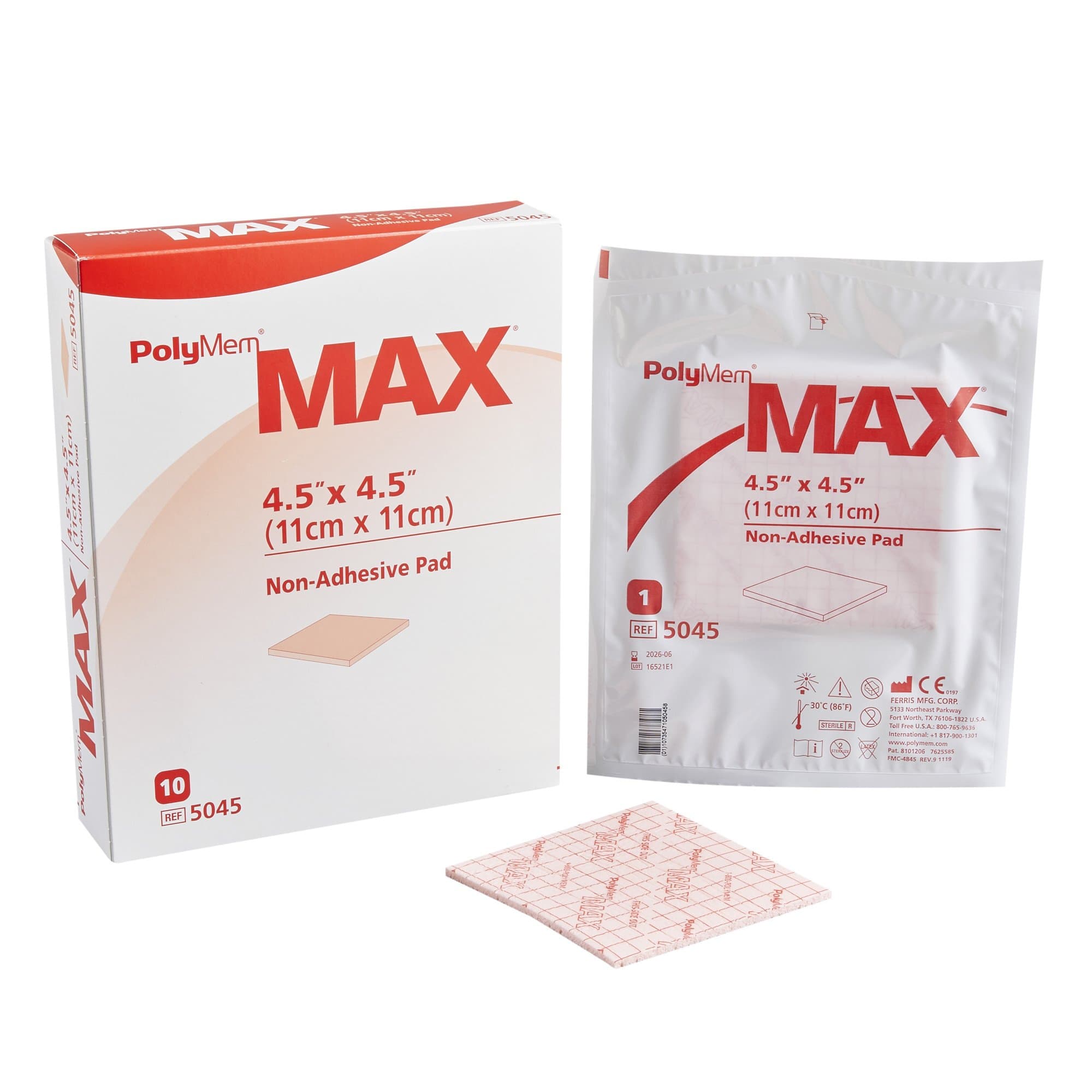 PolyMem MAX Non-Adhesive Foam Pad Dressing - Image 1