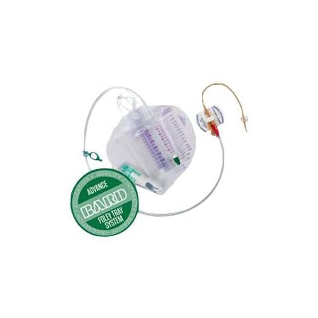 Bard Advance LubriCath Coude Foley Catheter Tray with 350mL Urine Meter