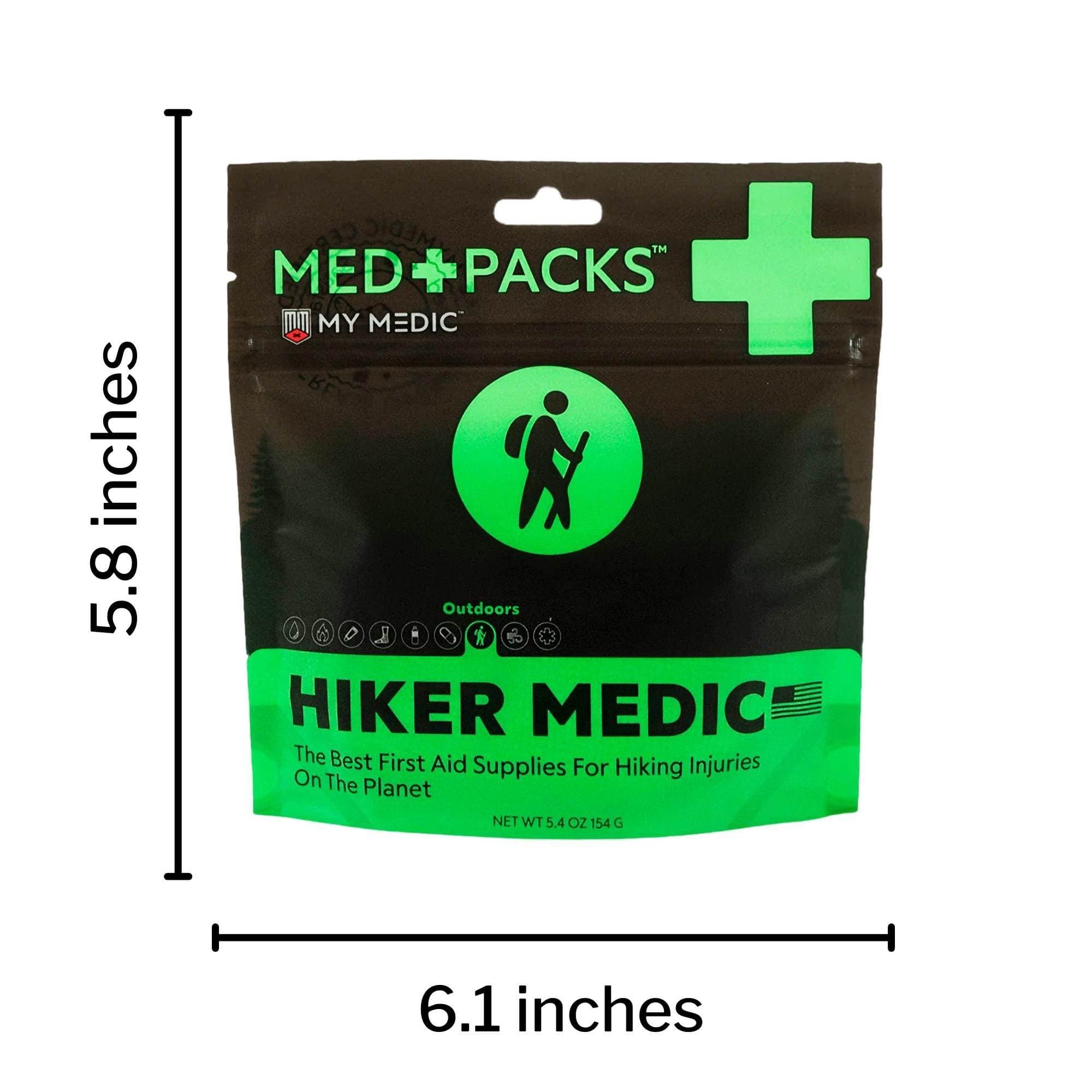 My Medic MED PACKS Hiker Medic First Aid Kit 2.8 X 6 X 5.8 Inch - Image 4