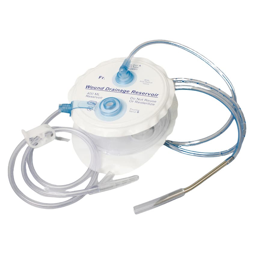 Jackson-Pratt Reservoir Kit with Pvc Round Drain 10Fr 400ml
