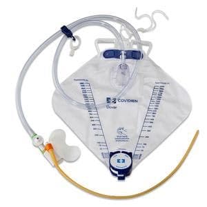 Dover Premium Latex Foley Drainage Bag Trays, 16 Fr - Case of 10 - Image 1