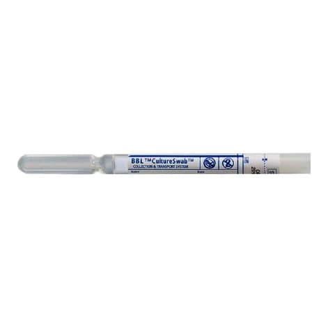 CultureSwab Specimen Collection and Transport System with Soft Swab Mini-Tip, 5-1/4 Inch L
