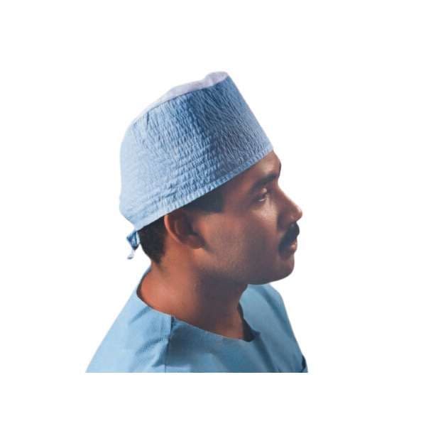 Halyard Inc Surgeon Cap, Blue - Case of 300 - Image 1