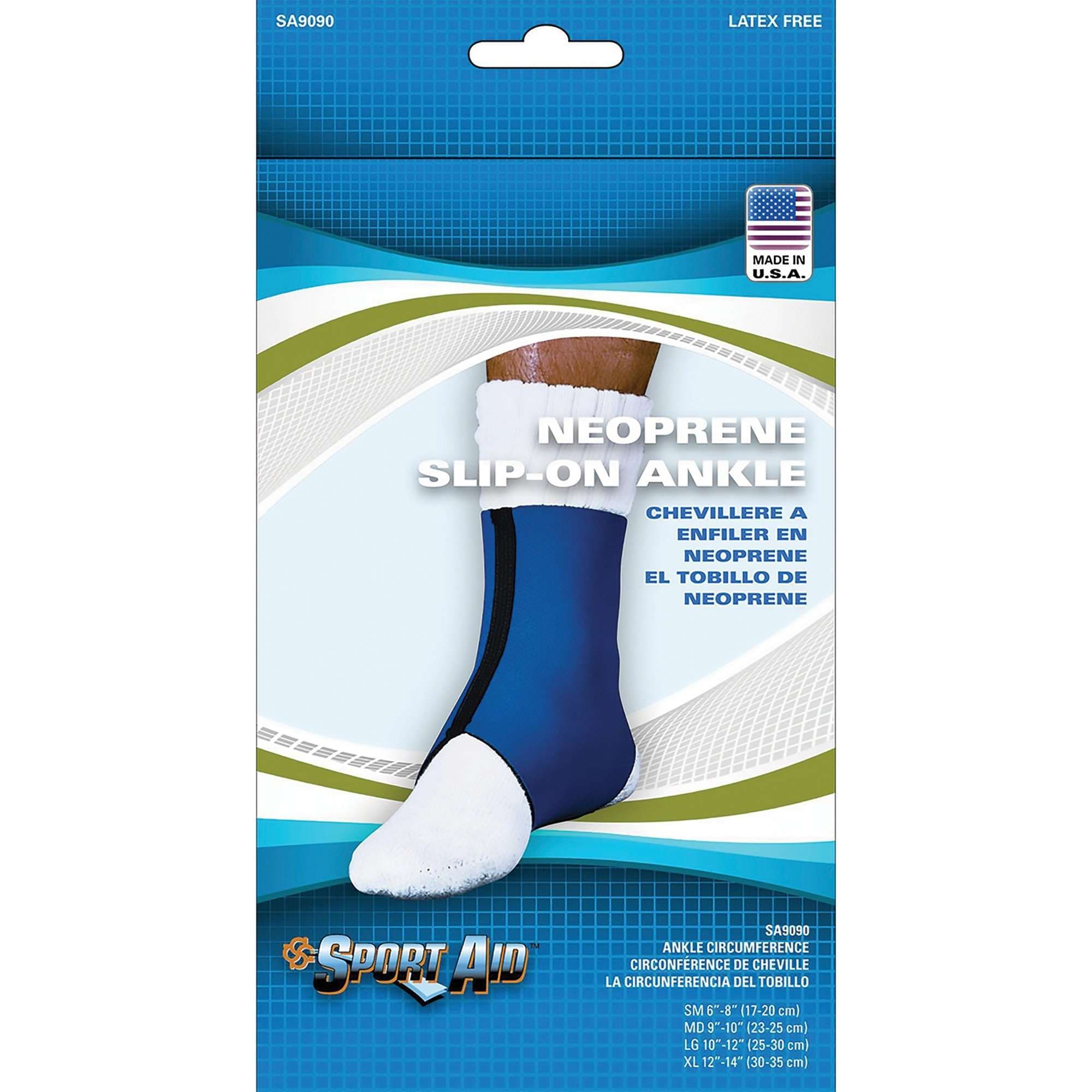 Sport Aid Neoprene Slip-On Ankle Support - Image 1