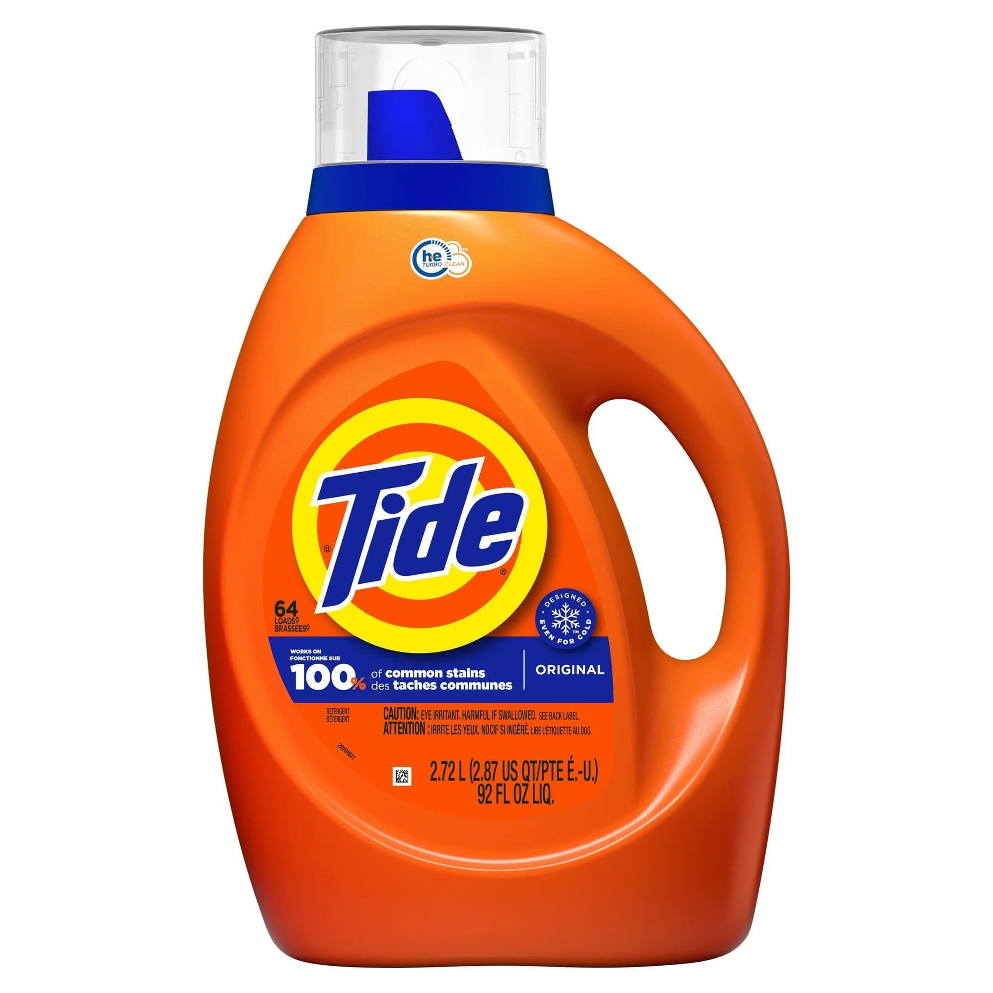 Tide HE Laundry Detergent, 92 oz - Case of 4 - Image 1