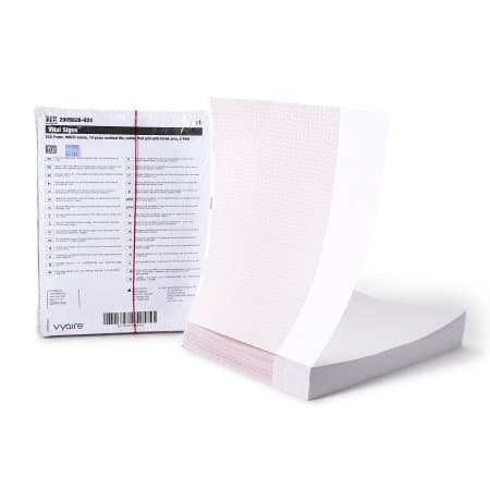 GE Diagnostic Recording Paper Z-Fold, 8-1/2 x 11 Inch