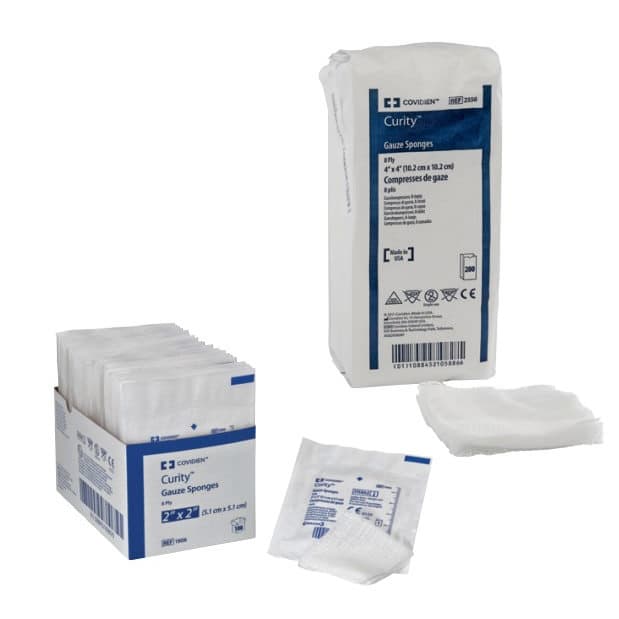 Curity Sterile Gauze Sponges with Soft Pouch - Image 1